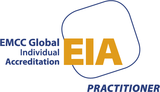 EMCC accreditation - logo - EIA - colour - clear background - P